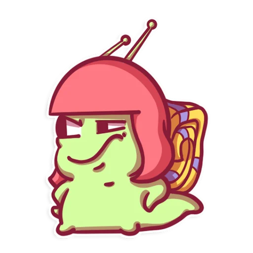 🤨 Стикер «SnailManyo» для Telegram