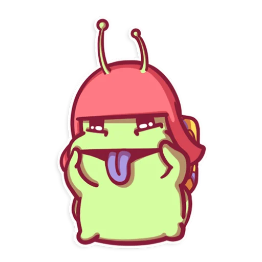😝 Стикер «SnailManyo» для Telegram