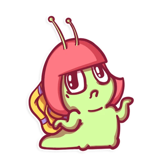 🤔 Стикер «SnailManyo» для Telegram