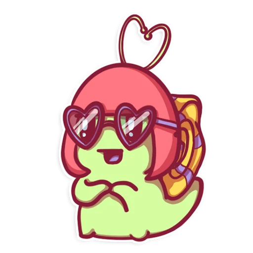 😍 Стикер «SnailManyo» для Telegram