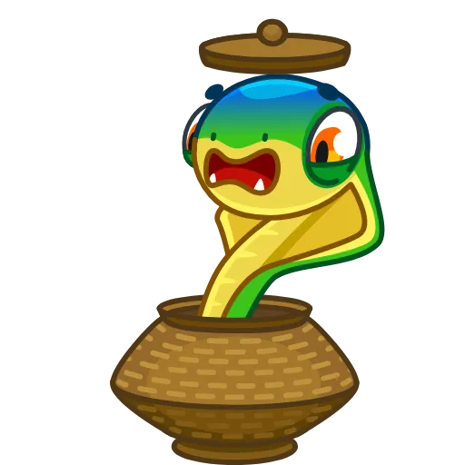 😨 Стикер «Snake» для Telegram