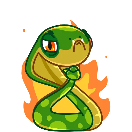 😡 Стикер «Snake» для Telegram