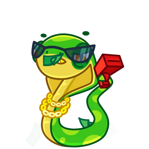 🤑 Стикер «Snake» для Telegram