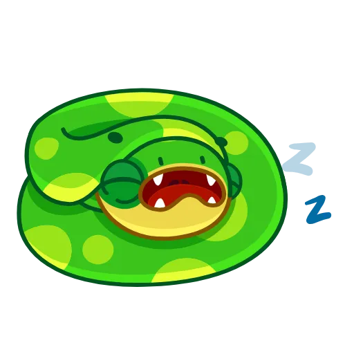 💤 Стикер «Snake» для Telegram