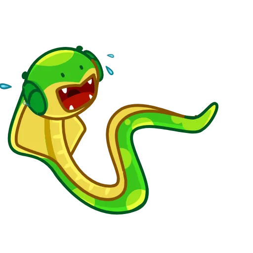 Стикерпак Snake для Telegram