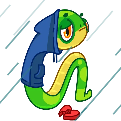 💔 Стикер «Snake» для Telegram
