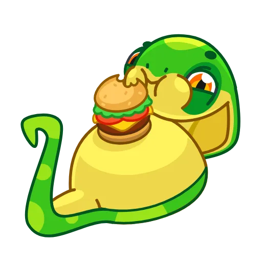 🍔 Стикер «Snake» для Telegram