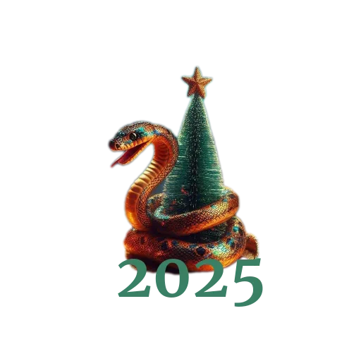 🎄 Стикер «SNAKE 2025» для Telegram