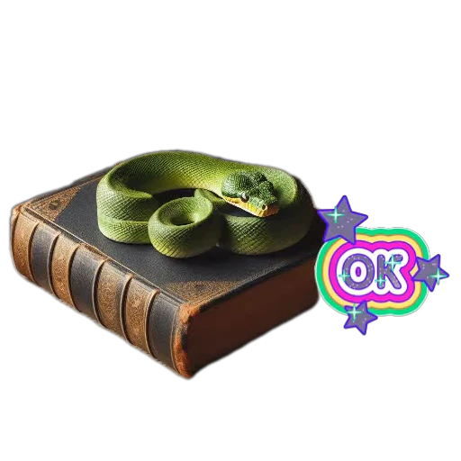 👍 Стикер «SNAKE 2025» для Telegram