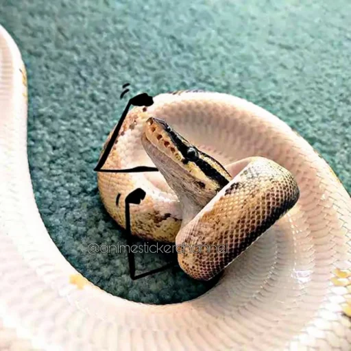 🙂 Стикер «SNAKES» для Telegram