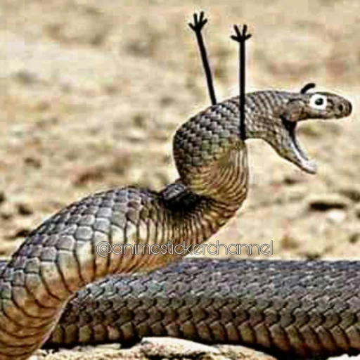 😆 Стикер «SNAKES» для Telegram