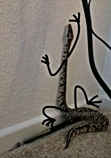 😆 Стикер «SNAKES» для Telegram