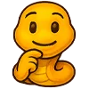 🤭 Эмодзи «Змейка» для Telegram