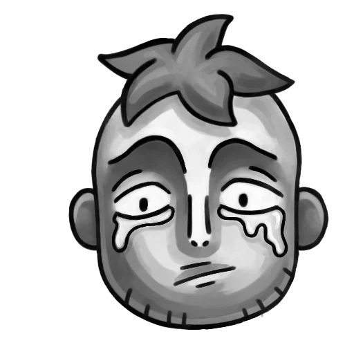 😢 Стикер «Марко Ананас» для Telegram