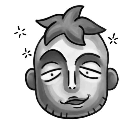 🥴 Стикер «Марко Ананас» для Telegram