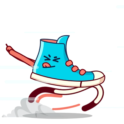 🏃 Стикер «Sneaker Chuck» для Telegram