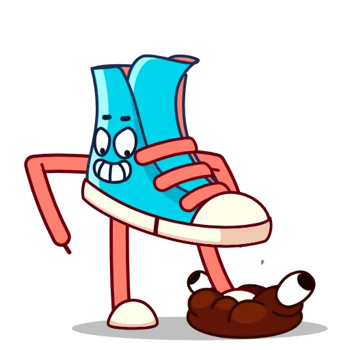 💩 Стикер «Sneaker Chuck» для Telegram