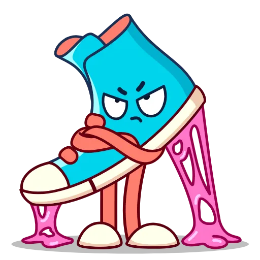 ❌ Стикер «Sneaker Chuck» для Telegram