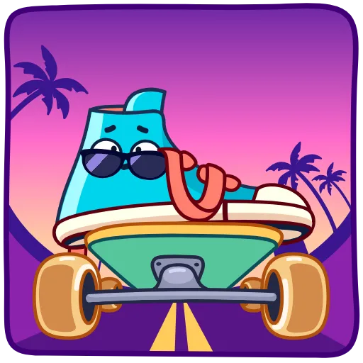 😎 Стикер «Sneaker Chuck» для Telegram