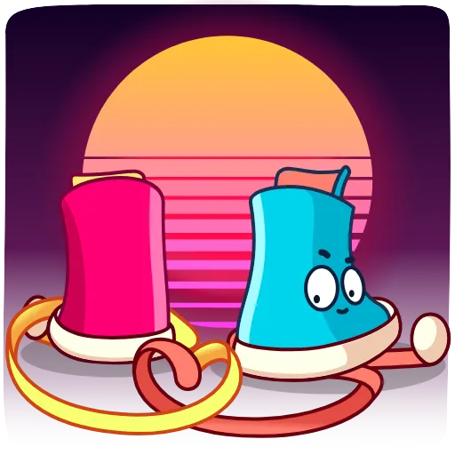 ❤️ Стикер «Sneaker Chuck» для Telegram