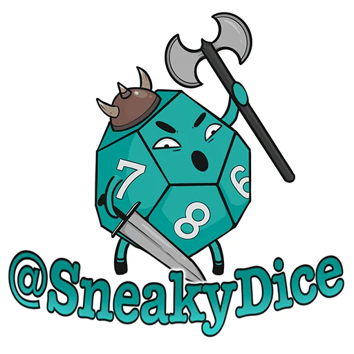 🥳 Стикер «Sneaky Dice» для Telegram