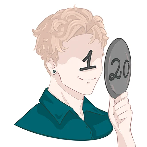 😣 Стикер «Sneaky Dice» для Telegram