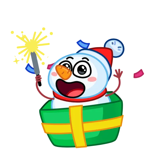 Стикер 19 New year Rabbit