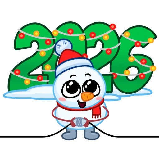 Стикер 16 New year Rabbit