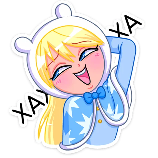 😂 Стикер «Снегурка» для Telegram