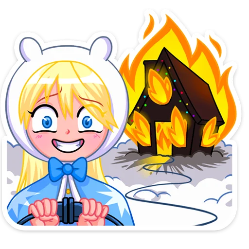 🔥 Стикер «Снегурка» для Telegram