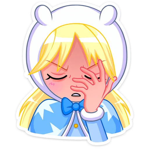 🤦‍♀️ Стикер «Снегурка» для Telegram