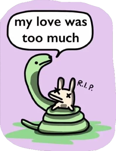 🙁 Стикер «Snek Comics» для Telegram