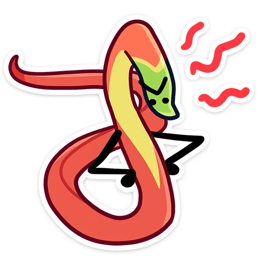 🐍 Стикер «Змеюки» для Telegram