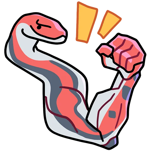 🐍 Стикер «Змеюки Без Текста» для Telegram