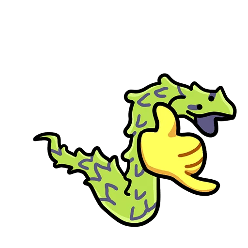 🐍 Стикер «Змеюки Без Текста» для Telegram