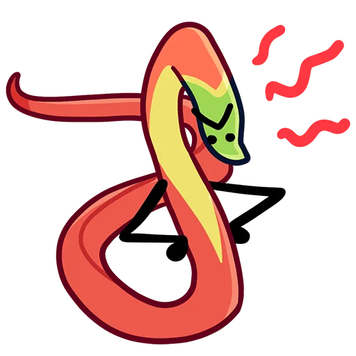 🐍 Стикер «Змеюки Без Текста» для Telegram