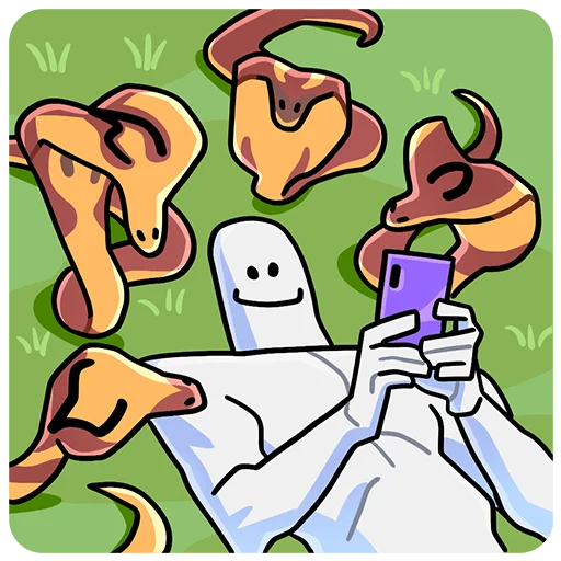 🐍 Стикер «Змеюки Без Текста» для Telegram