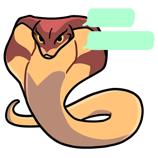 🐍 Стикер «Змеюки Без Текста» для Telegram