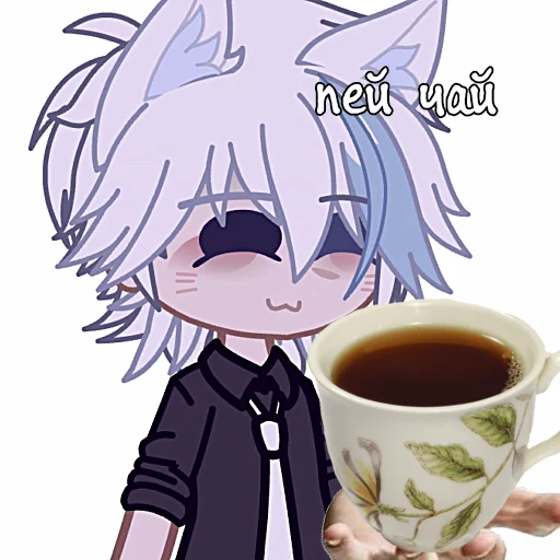 🍵 Стикер «снежок» для Telegram