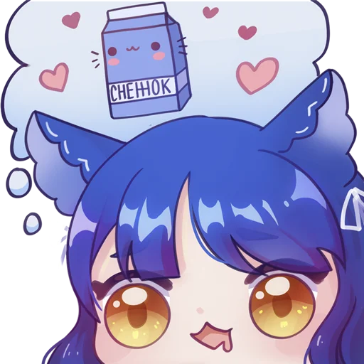 🥛 Стикер «Snezhik» для Telegram