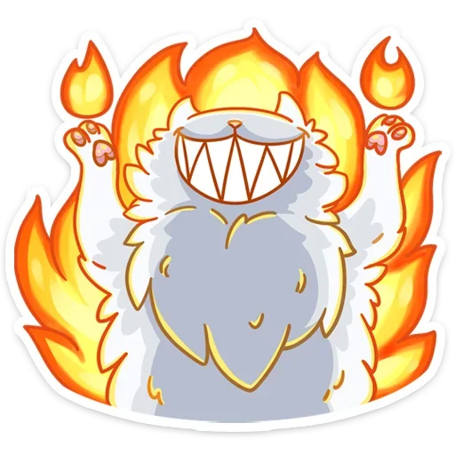 😈 Стикер «Скележик» для Telegram