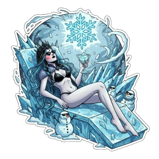 💎 Стикер «Снежная Королева» для Telegram