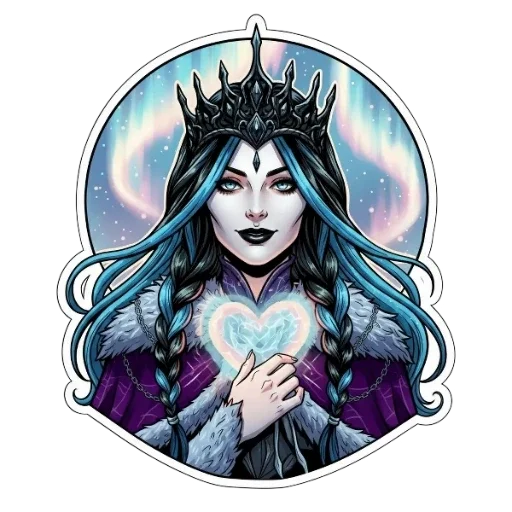 ❄️ Стикер «Снежная Королева» для Telegram