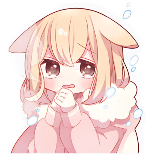 🥶 Стикер «Снежные зайчики» для Telegram