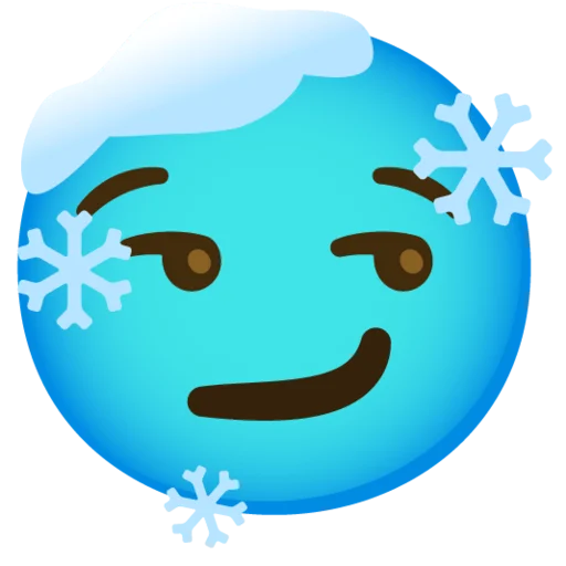 😏 Стикер «Снежный ком» для Telegram