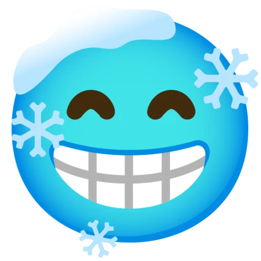 😁 Стикер «Снежный ком» для Telegram