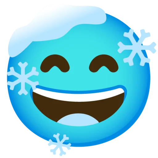 😄 Стикер «Снежный ком» для Telegram