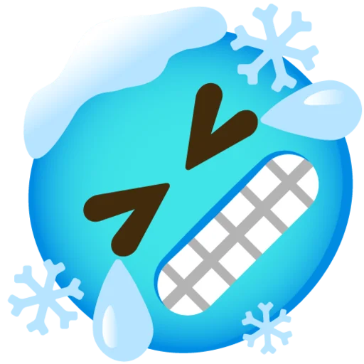 🤣 Стикер «Снежный ком» для Telegram