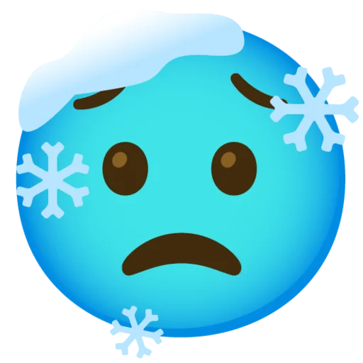 😟 Стикер «Снежный ком» для Telegram