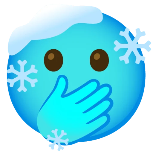 🫢 Стикер «Снежный ком» для Telegram